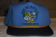1 CSX Toledo Ohio 2000 Age Of Safety Hat cap Adjustable made in USA picture