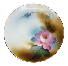 Chikaramachi Tea Saucer Rose Plate Vintage Japan Decorative Handpainted 6
