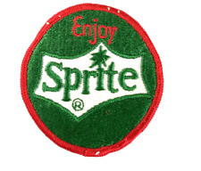Vintage Soda Advertising ENJOY SPRITE Embroidered 3