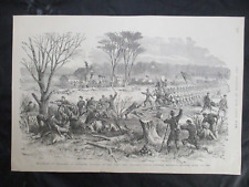 1884 Civil War Print- Battle of Shiloh, Tennessee, 1862, Recapture of Artillery picture