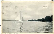 Canada Magog QC - Lake Lac Memphremagog QC 1970 cover on G. A. Abbot postcard picture