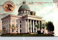 State Capitol Montgomery Alabama AL Clock Divided Back Antique Postcard picture