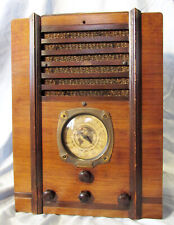 Antique Detrola Model 5D1 AM Shortwave Woode Tombstone Radio 1936 Collectible picture