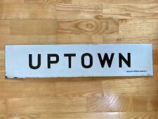 EXCEPTIONAL 1930's NEW YORK CITY SUBWAY PORCELAIN SIGN 