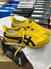 Onitsuka Tiger MEXICO 66 Classic Sneakers - Unisex Yellow/Black Shoes Brand New picture