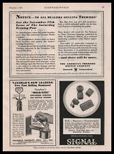 1934 Signal Electric Mfg Co. Menominee Michigan Bells Buzzers Vintage Print Ad picture