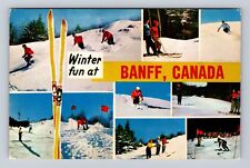 Banff Alberta-Canada, General Banner Greeting, Antique Vintage Souvenir Postcard picture