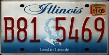 Vintage 2009 Illinois License Plate - Crafting Birthday MANCAVE Nostalgic picture