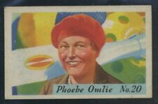 1936 F-277-4 Heinz Famous Aviators Card #20 Phoebe Omlie picture