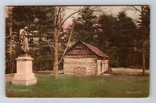 Castile NY-New York, Mary Jamison Monument, Letchworth Park, Vintage Postcard picture