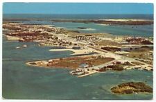 Marathon FL Aerial View Florida Keys Vintage Postcard picture