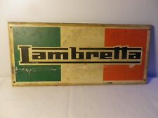 Vintage Original Lambretta Scooters Dealer Sign picture