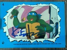 Kevin Eastman Signed Vintage Teenage Mutant Ninja Turtles Comic ‘90 Sticker Card picture