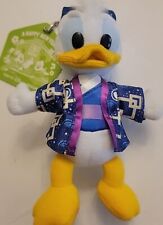 Disneyland Tokyo Japan Donald Duck Japanese Traditional Plush Doll Badge limited picture