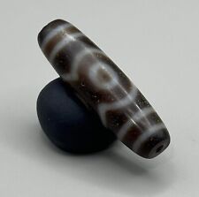 Antique Old Indo Tibetan Himalayan Dzi Agate Eye Bead Amulet in good Condition picture