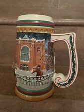 1997 Budweiser Holiday Stein Collector Series Anheuser Busch - Christmas Design picture