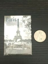 Eiffel Tower vintage metal fridge magnet travel souvenir picture