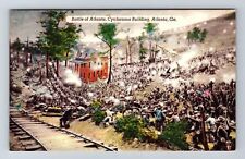 Atlanta GA-Georgia, Cyclorama Battle of Atlanta, Souvenir Vintage Postcard picture