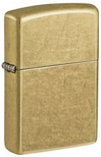 Zippo Windproof Brass Lighter With Street Brass Finish, 48267, New In Box picture