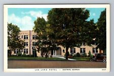 Eastman GA-Georgia, Lee Land Hotel, Period Car Antique Vintage Souvenir Postcard picture
