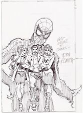 JOHN ROMITA, SR. SIGNED 2009 SPIDER-MAN COVER PRELIM ORIGINAL ART  picture