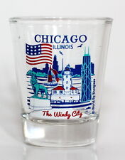 CHICAGO ILLINOIS GREAT AMERICAN CITIES COLLECTION SHOT GLASS SHOTGLASS picture