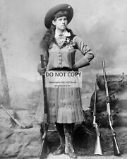 ANNIE OAKLEY AMERICAN SHARPSHOOTER EXHIBITION SHOOTER - 8X10 PHOTO (RT240) picture