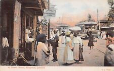 Kingston Jamaica 1908 Downtown Polytechnic Clinic Trolley Depot Vtg Postcard A11 picture