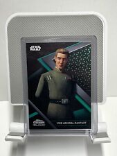 2022 Star Wars Chrome Black VICE ADMIRAL RAMPART# 92 REFRACTOR BAD BATCH 94/99 picture