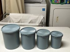 vintage tupperware canisters picture