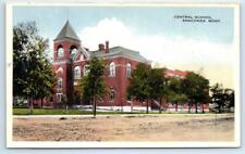 ANACONDA, Montana MT ~ CENTRAL SCHOOL c1920s Deer Lodge County Postcard picture