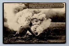 1910s WW1 RPPC US SIGNAL CORPS, HUN MACHINE GUN NESTS DIVERSION Postcard P6 picture