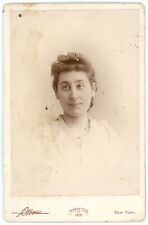 CIRCA 1891 CABINET CARD IVORYETTE BEAUTIFUL WOMAN DANA NEW YORK, NY BROADWAY picture