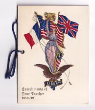 1918 Oak Grove School Lycoming Co. Brady Pennsylvania Teacher Souvenir Booklet picture