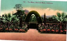 Vintage Postcard- The Maze, Hotel del Monte, CA Early 1900s picture