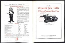 1926 Crescent Machine Co. No. 12 Saw Table 20