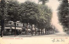 Goshen Indiana~South Sixth Street~Big Victorian Homes~Porches~Hanging Light~1907 picture