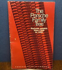 The Porsche Family Tree Models from 1948 to 1995 356 911 VINTAGE Paperback Book picture