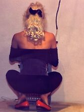 AwA) Photograph Beautiful Blonde Woman Rear View From Behind Odd Strange picture