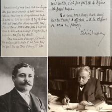  Frédéric MASSON autograph letter signed to Léon Daudet 1897 History Napoleon picture