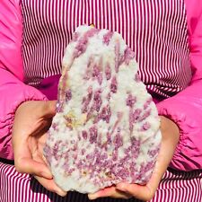 3.67LB Natural Pink Tourmaline Crystal Rough Rare Mineral Specimens healing picture
