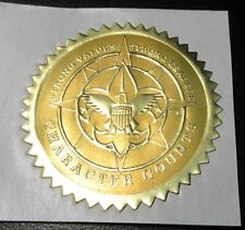 Boy Scout of America Embossed Emblem Seal - BSA picture