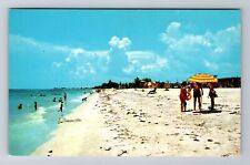 Nokomis FL-Florida, Nokomis Beach Plaza, Gulf of Mexico, Vintage Postcard picture