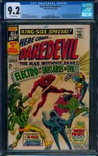Daredevil Annual #1 🌟 CGC 9.2 🌟 Electro, Gladiator & Stilt Man Marvel 1967 picture