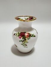 Vintage Royal Albert, Old Country Roses, Petite Bud Vase, Gold Rim, England picture