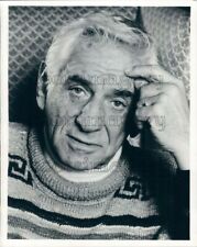 Famed Conductor Leonard Bernstein Headshot Press Photo picture