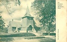 UNITARIAN CHURCH, c 1905, MIDDLEBORO, MASSACHUSETTS, VINTAGE POSTCARD  picture