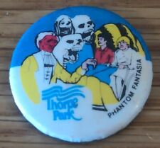 Very Rare Thorpe Park Vintage Badge Phantom Fantasia Ride Only Open Short Time  picture