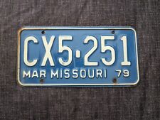 1979 Missouri License Plate CX5-251  picture