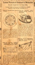 Original 1925 Automobile Patents for Cars Anti-Skid Device, Rim, Windshield ++ picture